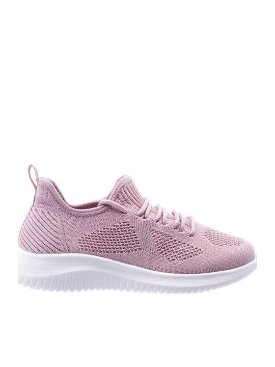 Kinder Sportschuhe Laufen mit Schnürsenkeln Rosa