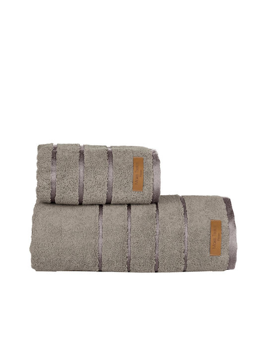 Makis Tselios Home Pânză de față Prive 50x90cm. Argint Greutate 600gr/m²
