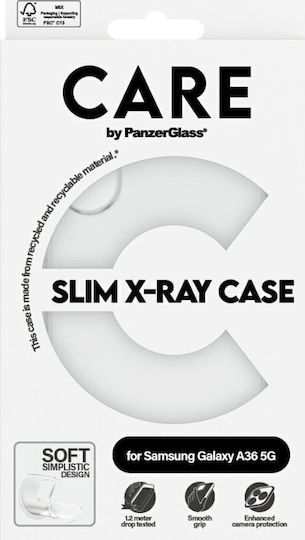 CARE by PanzerGlass Fashion X-ray Back Cover Plastic 1.2mm Transparent (Samsung Galaxy A36 5G, PanzerGlass)
