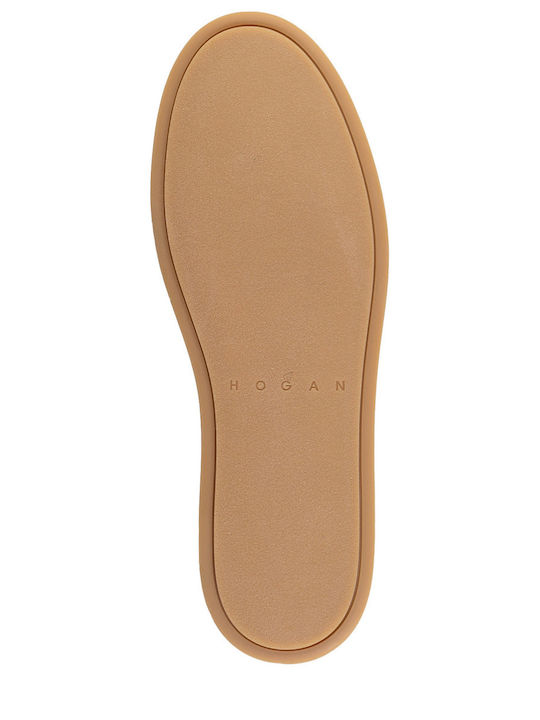 Suede Ανδρικά Loafers σε Καφέ Χρώμα