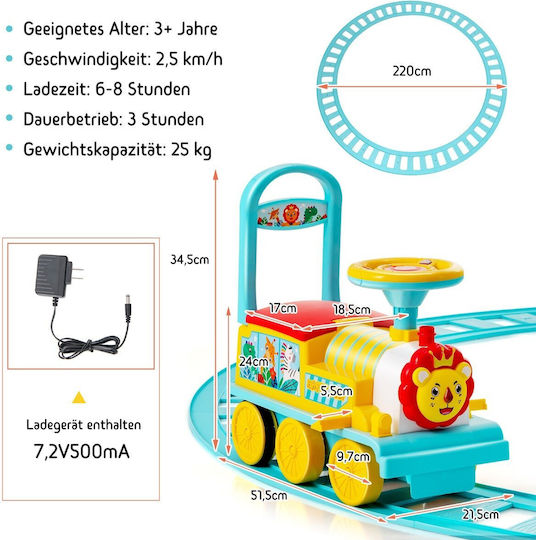 Costway Lauflernhilfe Ride On TQ10089DE-BL Mehrfarbig