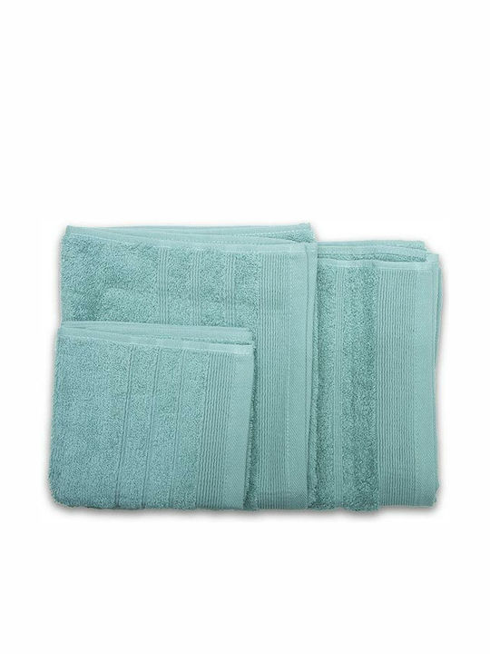 Sunshine Bath Towel Set 3pcs Chimbouri 20 Petrol Weight 500gr/m²