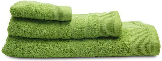 Sunshine Bath Towel Set 3pcs Chimbouri 14 Green Weight 500gr/m²