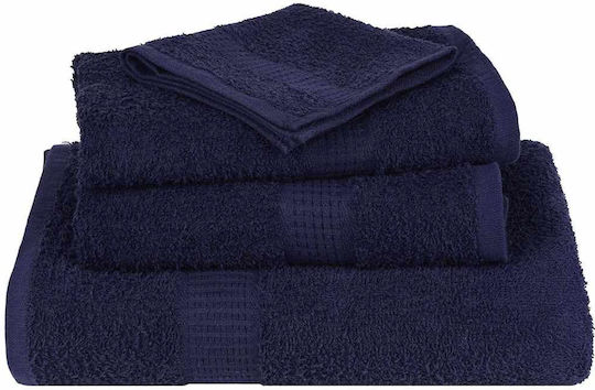 vidaXL Handtuch-Set Badetücher 8-tlg Marineblau Gewicht 360gr/m²