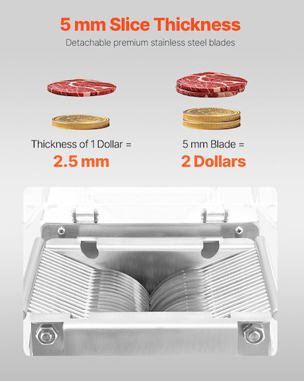 Vevor Mașină de măcinat carne 850W Gri