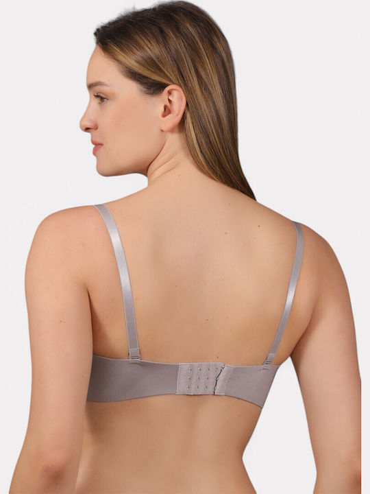 Strapless Bra Grey
