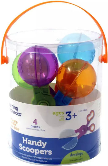 Educational Toy Stem Fine Motor Scoops Set of 4 390.094 3+ Learning Resources Pc-390-094