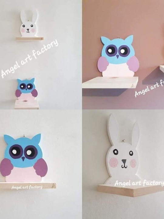 Wooden Bunny Shelf