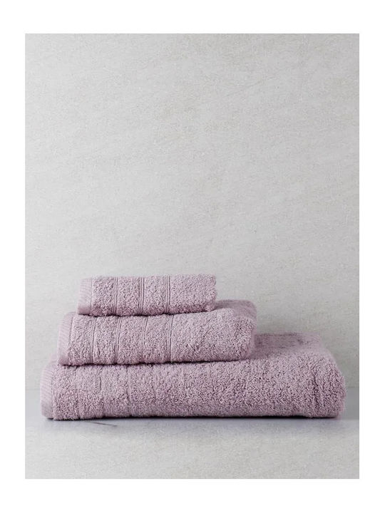 Anesis Bath Towel Set 3pcs Pennie Dusty Lila Weight 600gr/m²