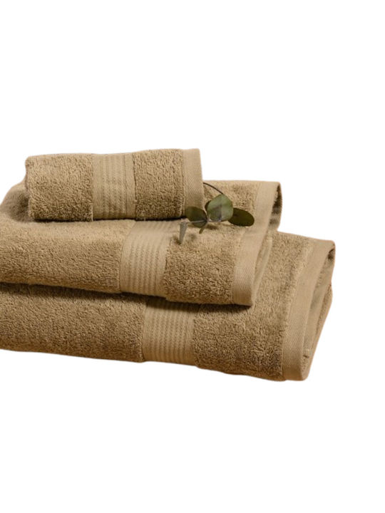 Melinen Σετ Πετσέτες Μπάνιου 3τμχ Kenzo Olive Βάρους 450gr/m²