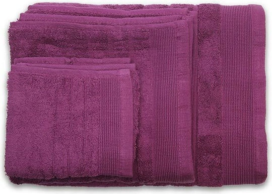 Sunshine Facecloth Chimbouri 50x90cm 5 Mauve Weight 500gr/m²