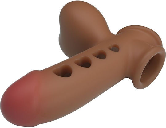 Pretty Love Penis Sleeve Προέκταση Πέους Καφέ