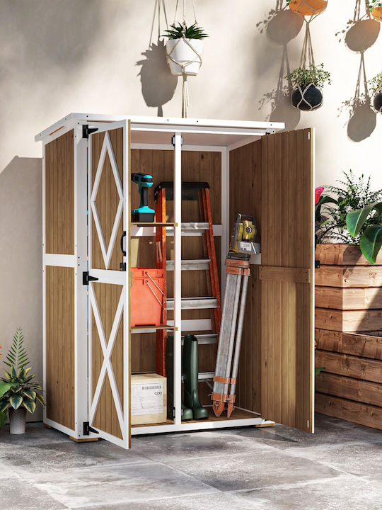 Wooden Garden Shed L1.165xW0.57xH1.67m