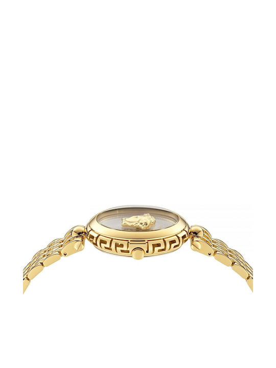 Versace Medusa Damen Uhr mit Gold Metallarmband