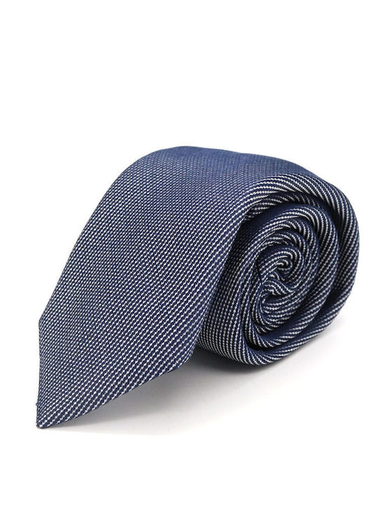 Boss Men's Tie Printed in Blue Color