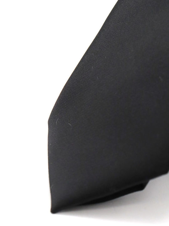 Hugo Men's Tie Silk Monochrome in Black Color
