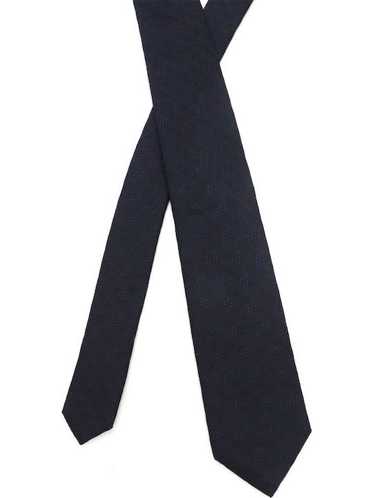 Boss Men's Tie Printed in Navy Blue Color
