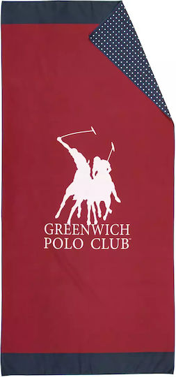 Greenwich Polo Club Microfiber Body Towel 280gr/m² Red 170x80cm