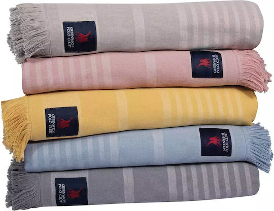 Greenwich Polo Club Cotton Beach Towel Nude 180x90cm