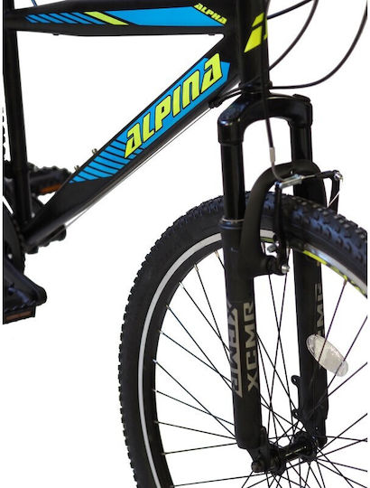 Alpina Alpha 29" Μαύρο Mountain Bike με 21 Ταχύτητες