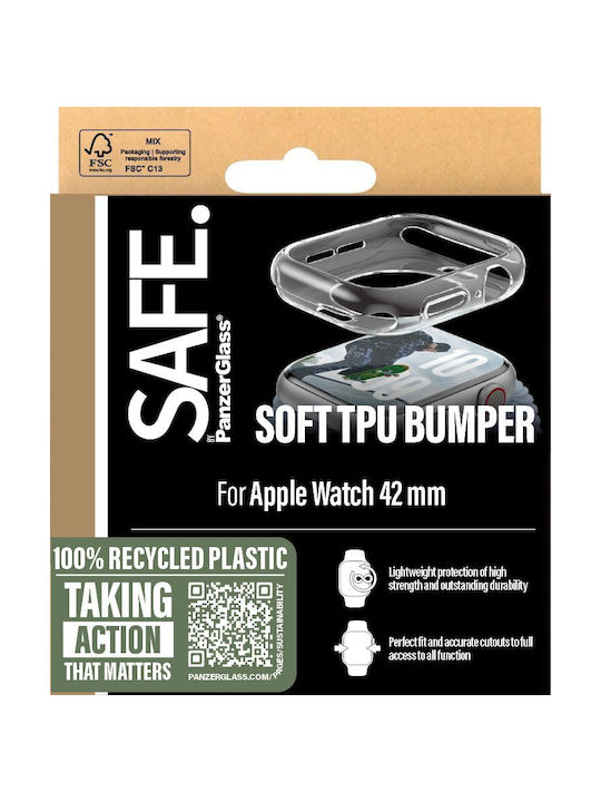 PanzerGlass Θήκη Σιλικόνης σε Διάφανο χρώμα για Apple Watch Series 10, 42mm