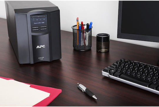 APC Smart-UPS 1500VA LCD with SmartConnect Line-Interactive 1000W with 8 IEC Power Plugs
