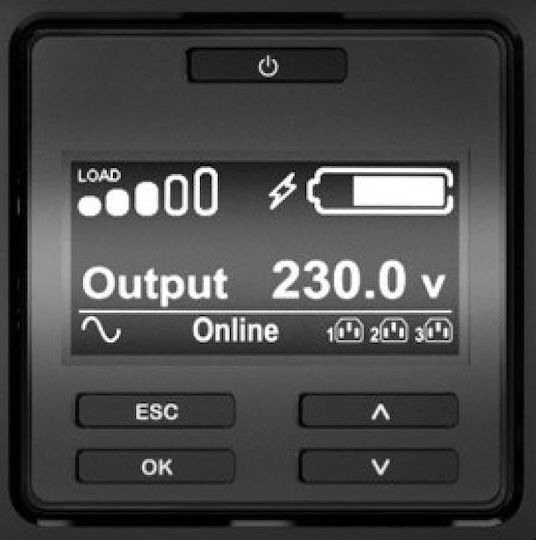 APC Smart-UPS SRT On-Line 2200VA 1980W με 8 IEC Πρίζες