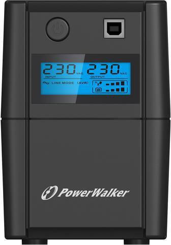 Powerwalker VI 650 SHL Schuko UPS Line-Interactive 650VA 360W with 2 Schuko Power Plugs