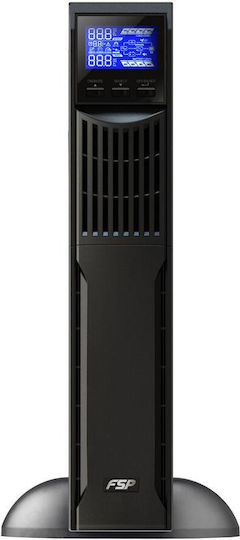 FSP/Fortron Champ Rack UPS On-Line 1000VA 900W με 3 Schuko Πρίζες