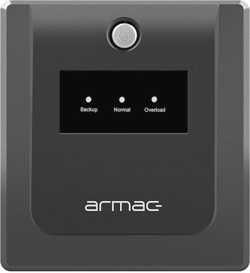 Armac H/850F/LED UPS Line-Interactive 850VA με 2 Schuko Πρίζες