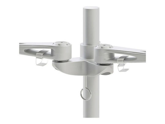 Newstar FPMA-D935D Βάση Γραφείου για 2 Οθόνες έως 27" με Βραχίονα Ασημί