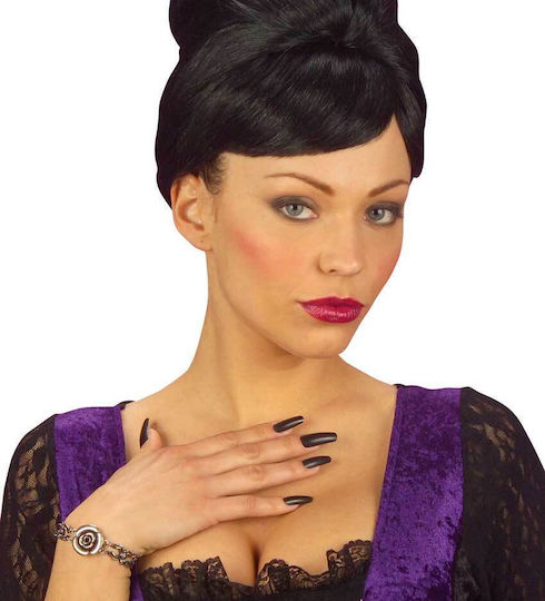 Unghii de Carnaval pentru Halloween Negre 5buc