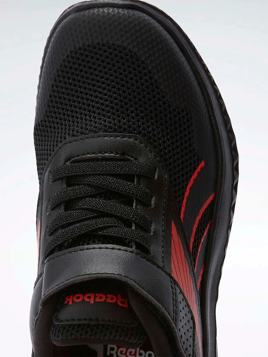 Rush Runner Rush Runner 5 Kids Sports Shoes Running with Hoop & Loop Closure Black