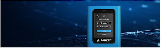 Kingston IronKey Vault Privacy USB 3.2 Externe SSD 1.9TB 2.5" Blau