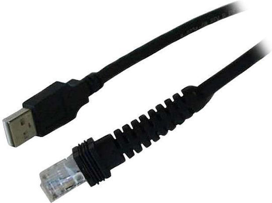 Honeywell USB 2.0 Cable USB-A male - RJ45 Μαύρο 1.5m CBL-500-150-S00