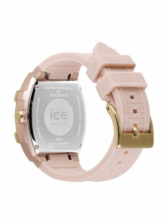 Ice Women's Watch with Pink Rubber Strap