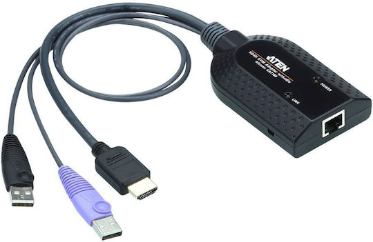 Aten USB DisplayPort Virtual Media KVM Adapter KA7169