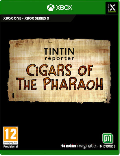 Jeu Tintin Les Cigares Du Pharaon Édition Limitée Xbox Series X - Très Bon état
