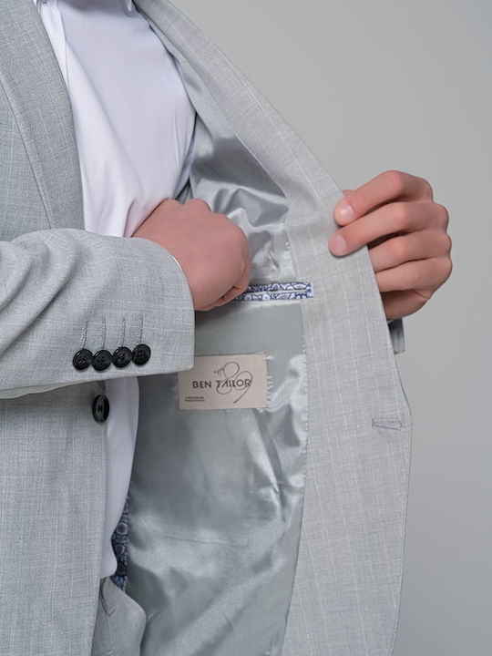 Positano Iarna Costum Bărbați Grey