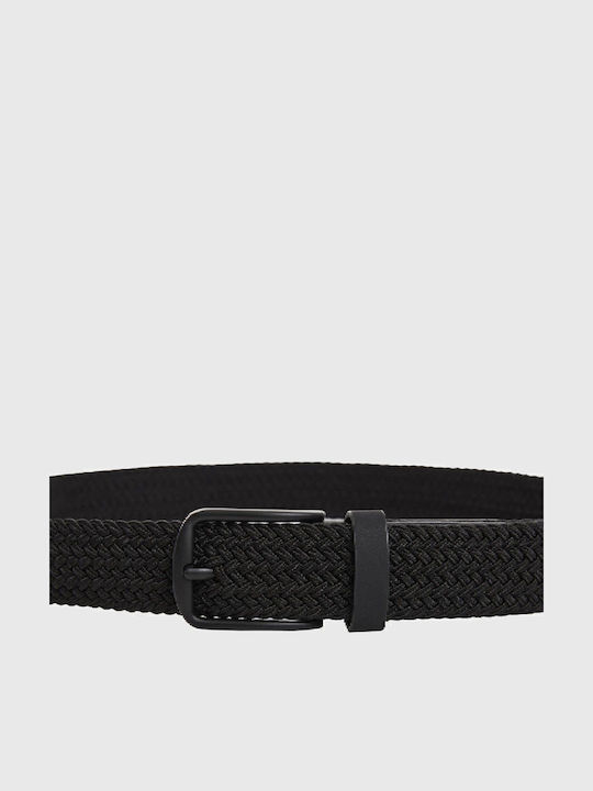 Elastic Men's Belt Black
