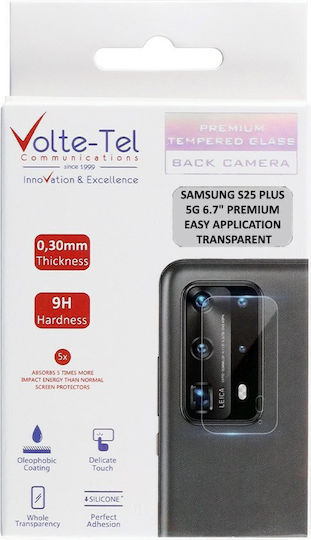 Volte-Tel Premium Easy Application Kameraschutz Gehärtetes Glas Transparent für das Samsung S25 Plus 5G