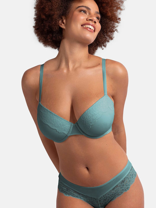 Vert/rose Σουτιέν mit leichter Polsterung mit Bügel 2Pack
