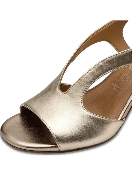 Leather Sandals Gold