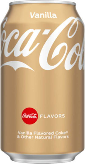 Coca-Cola Cola Vanilla με Ανθρακικό σε Κουτί 330ml