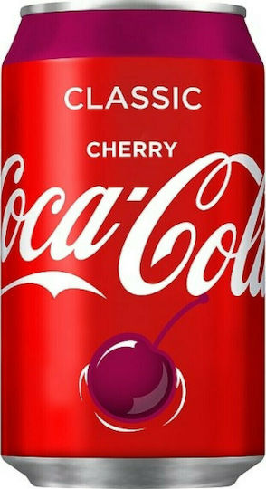 Coca-Cola Cola Cherry με Ανθρακικό σε Κουτί 330ml