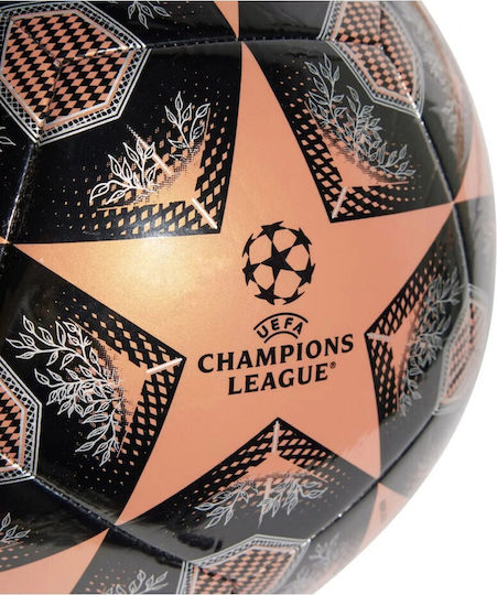 adidas Uefa Μπάλα Ποδοσφαίρου Μαύρη