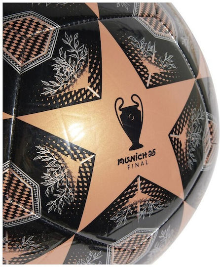 adidas Uefa Μπάλα Ποδοσφαίρου Μαύρη