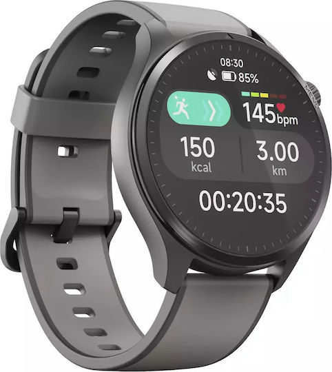 HAMA 9000 47mm Smartwatch με SIM και Παλμογράφο (Γκρι)