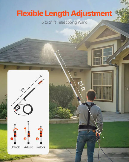 Vevor Car Wash Set for Car Windows with 17 Pieces