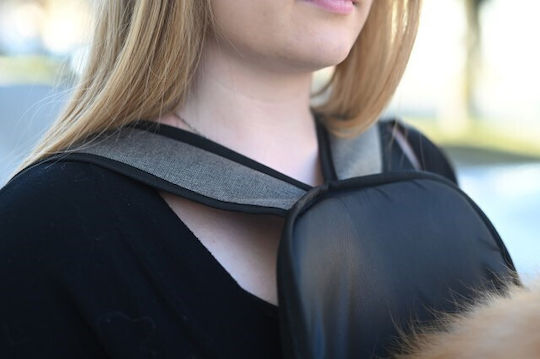 Kerbl Rucksack für Hunde / Katzen bis 8kg Schwarz L38xB31xH24cm.